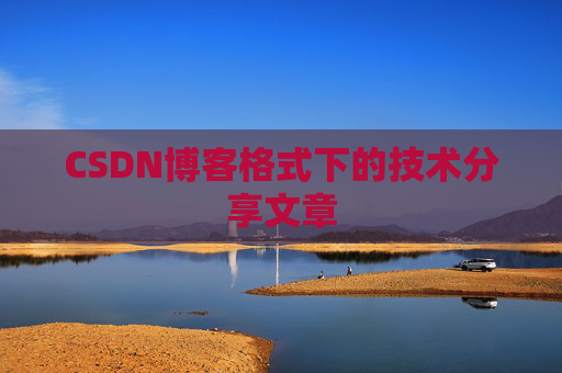 CSDN博客格式下的技术分享文章